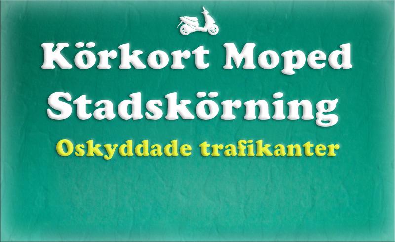 Gratis teoriboken: Stadskörning / Oskyddade trafikanter