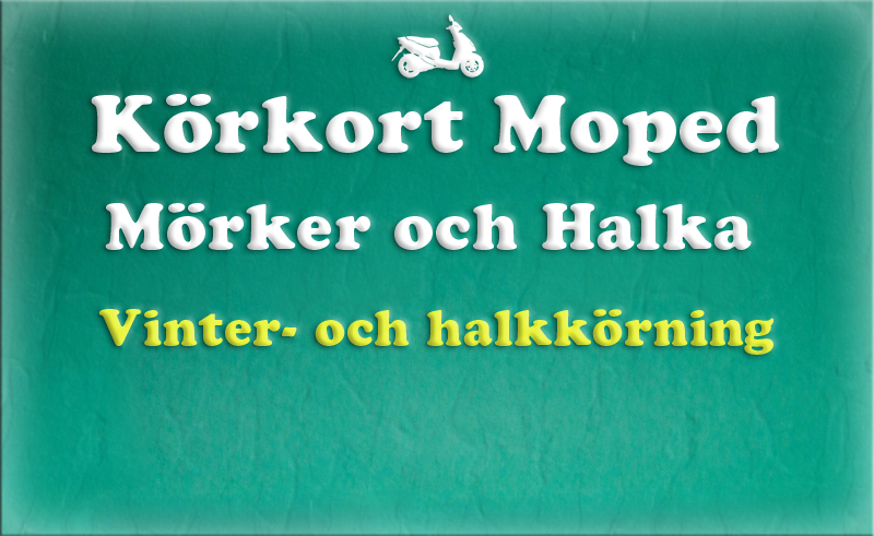 Gratis teoriboken: Mörker och halka / Vinter- och halkkörning