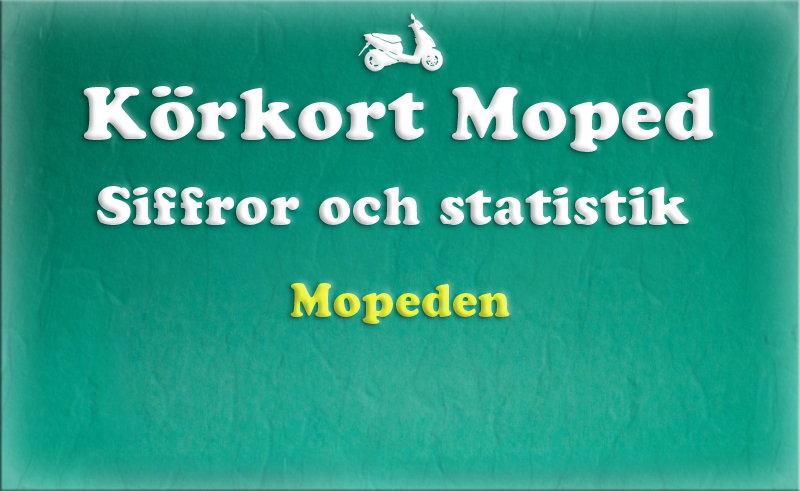 Gratis teoriboken: Siffror och statistik / Mopeden