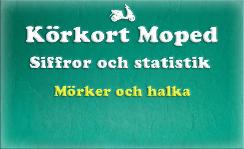 Gratis teoriboken: Siffror och statistik / Mörker och halka