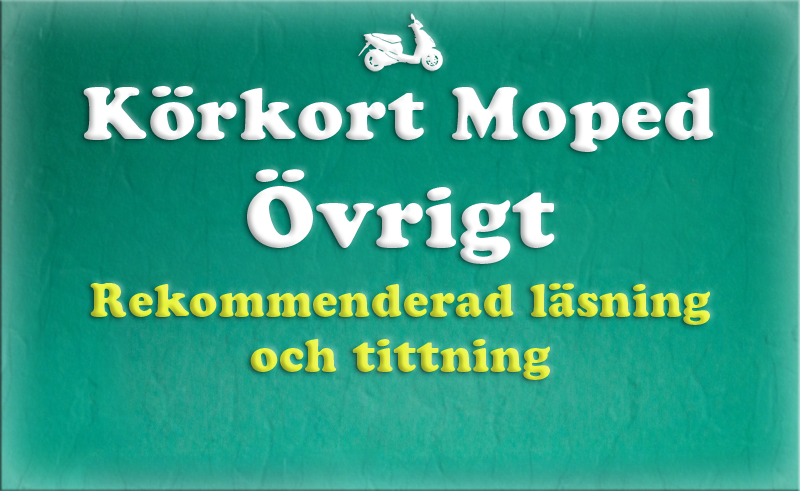 Gratis teoriboken: Övrigt / Rekommenderad läsning och tittning