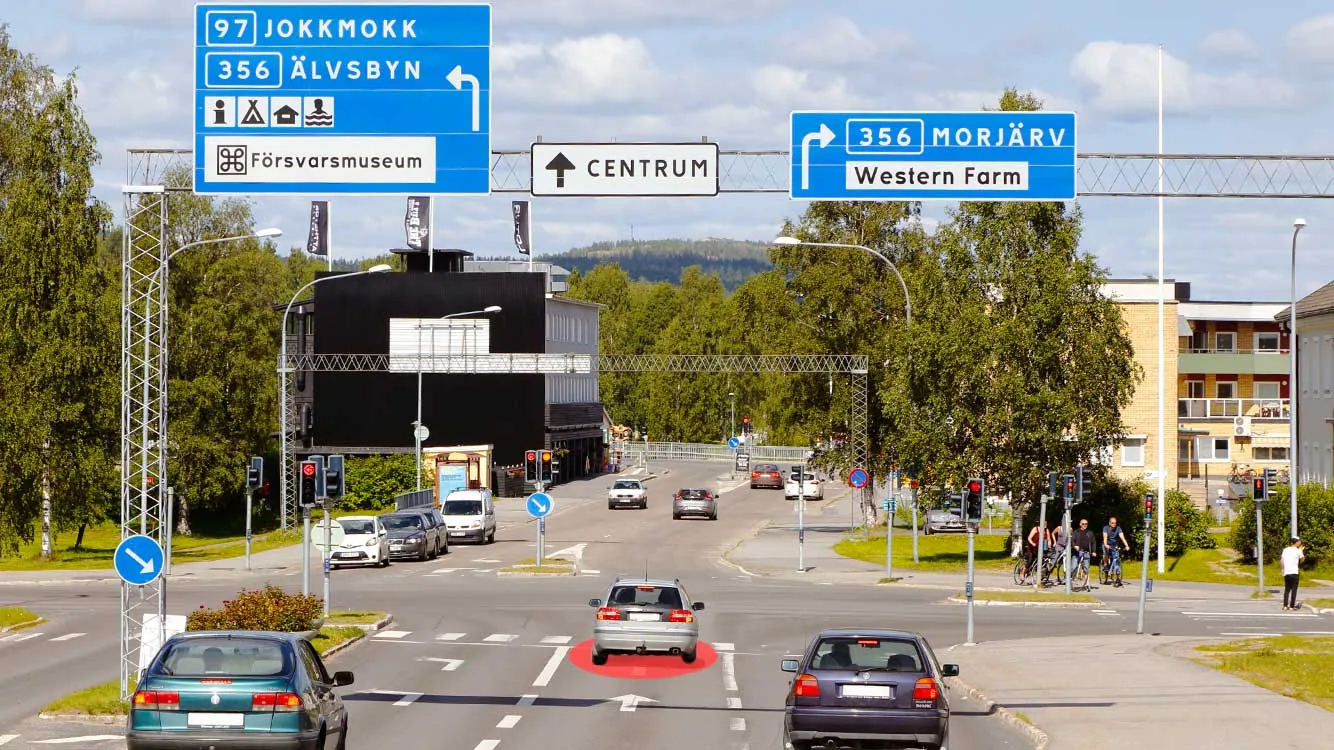 Placering och körfältsval – På väg med flera körfält · 2/2
