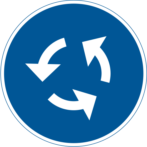 Påbjuden cirkulationsplats