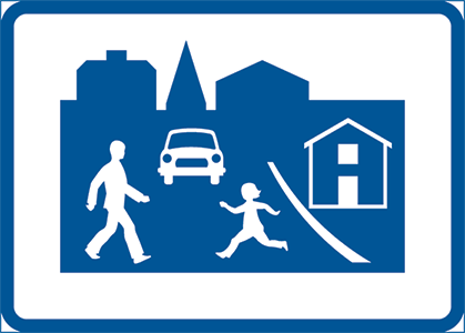 Oskyddade trafikanter – Gångfartsområden och gågator · 2/2