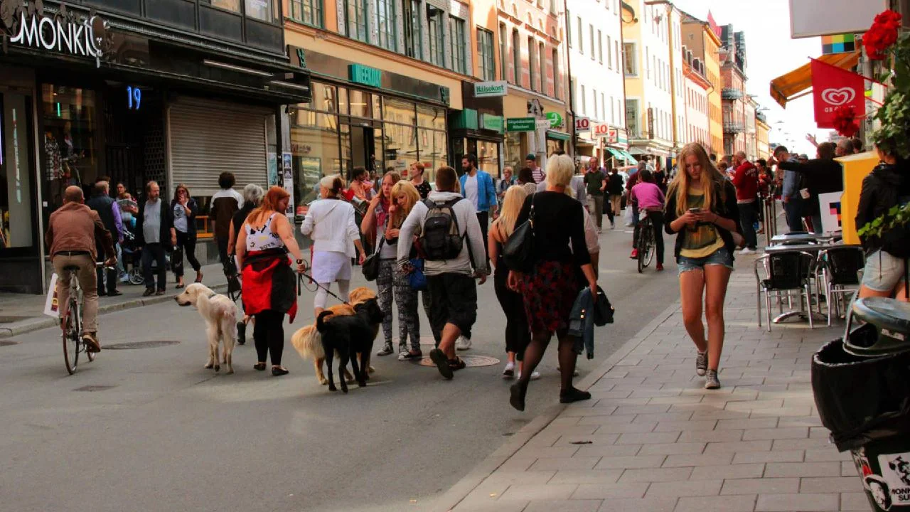 Oskyddade trafikanter – Gångfartsområden och gågator · 1/2 · 2/2