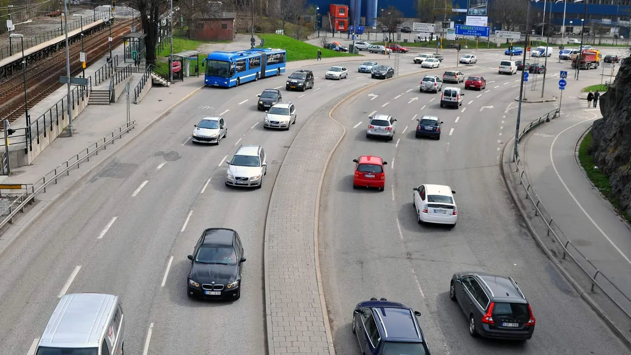 Placering och körfältsval – Körfältsbyte