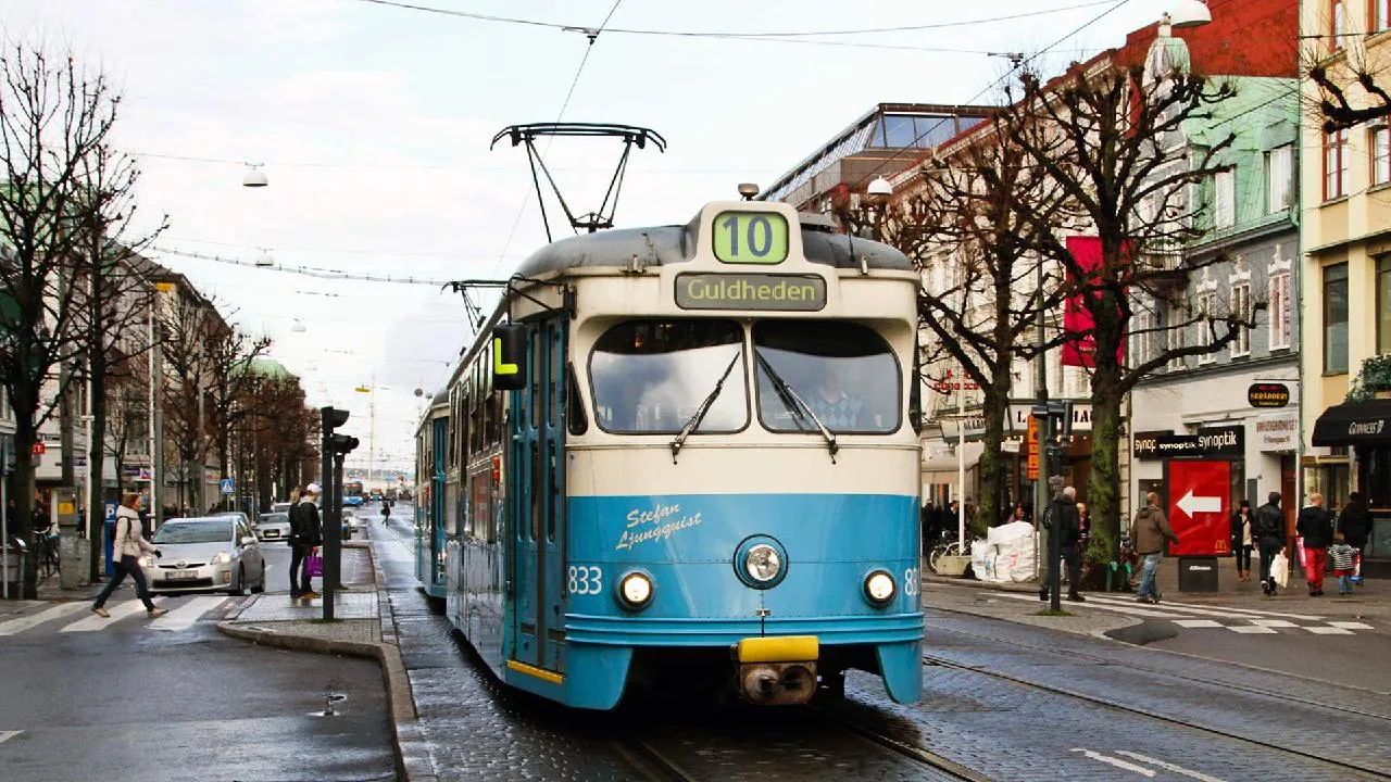Placering och körfältsval – Spårvagn