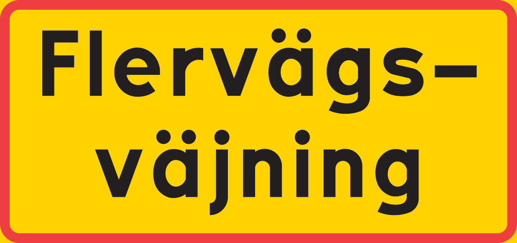 Väjningsregler – Flervägsväjning och flervägsstopp